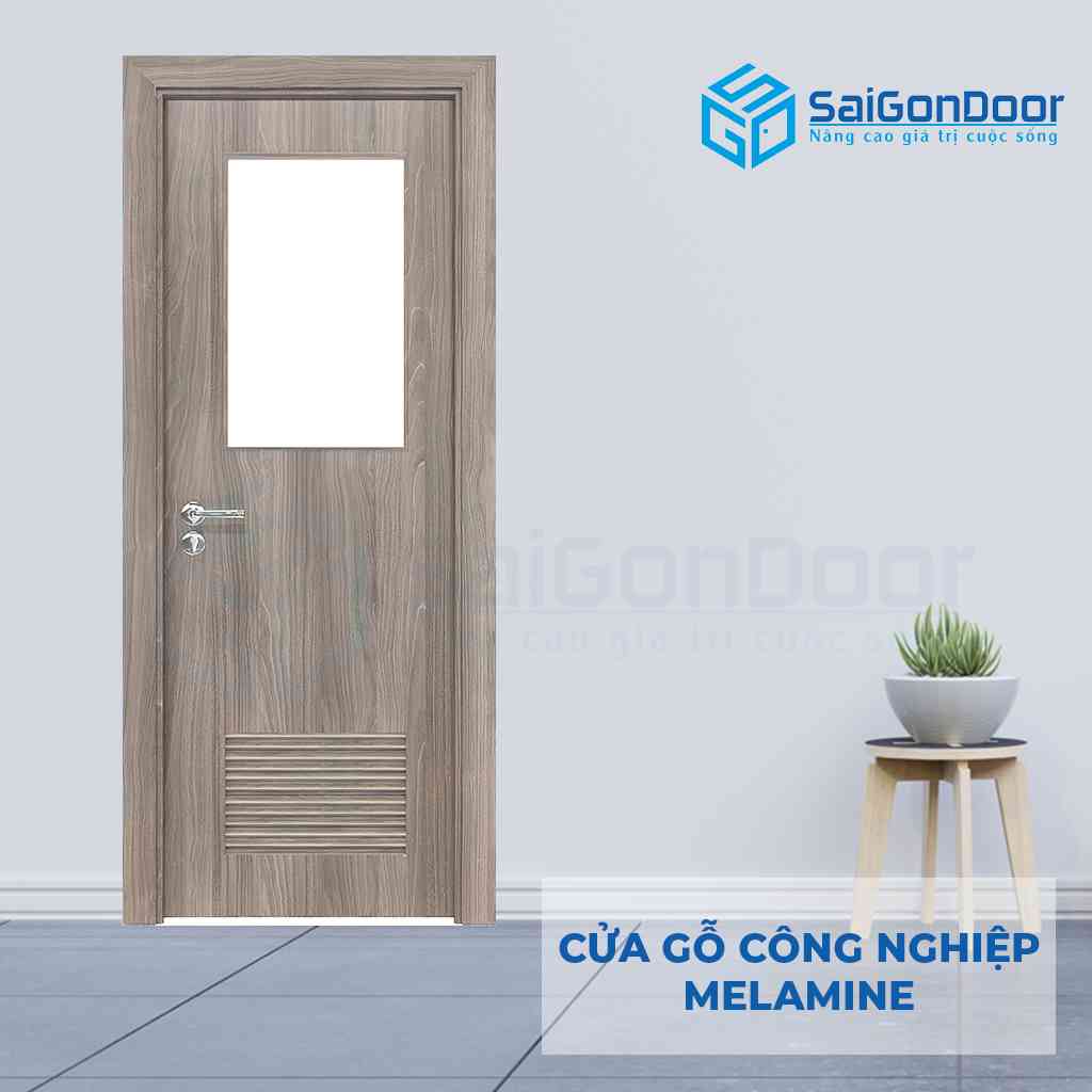 CỬA GỖ CÔNG NGHIỆP MDF MELAMINE P1GL 3 CỬA GỖ CÔNG NGHIỆP MDF MELAMINE P1GL