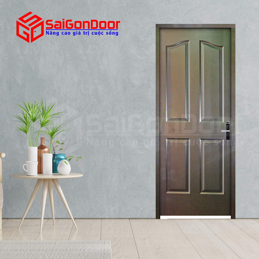 Cửa gỗ HDF SGD.4A-C14 3 Cửa gỗ HDF SGD.4A-C14