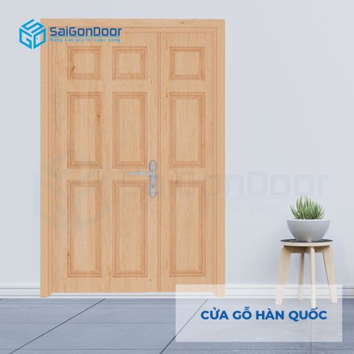 CỬA NHỰA SÀI GÒN SGD Cua go Han Quoc 2 canh 9A Oak (1)