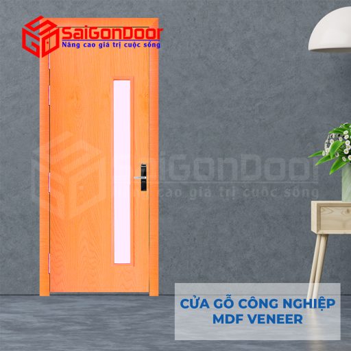 Cửa Gỗ MDF Veneer P1GL