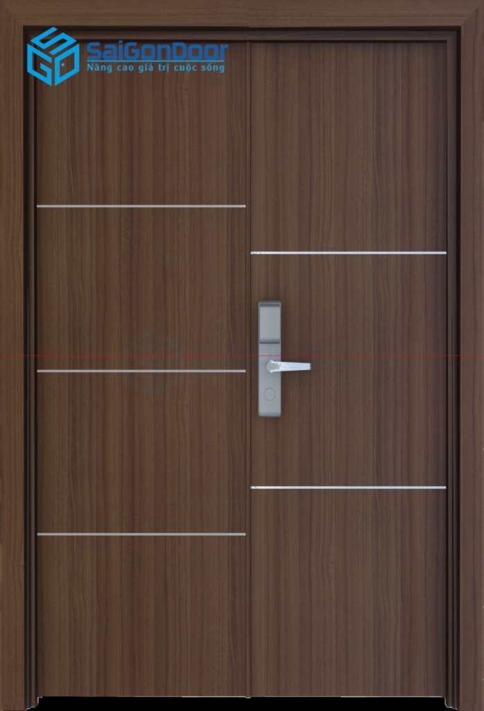 CỬA GỖ CÔNG NGHIỆP MDF LAMINATE 2P1R51s 6 CỬA GỖ CÔNG NGHIỆP MDF LAMINATE 2P1R51s - Ảnh 3