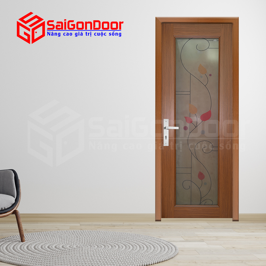 Cửa nhựa gỗ ghép thanh cao cấp NG-Y80 3 Cửa nhựa gỗ ghép thanh cao cấp NG-Y80