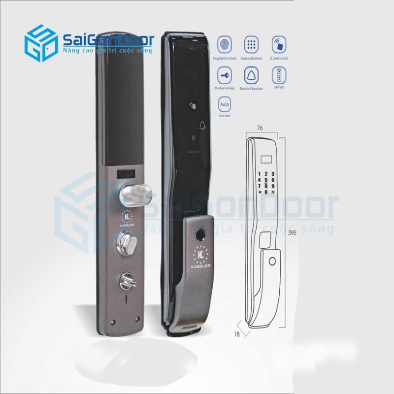 Khóa cửa KL 789 có app 2 Khóa cửa KL 789 có app