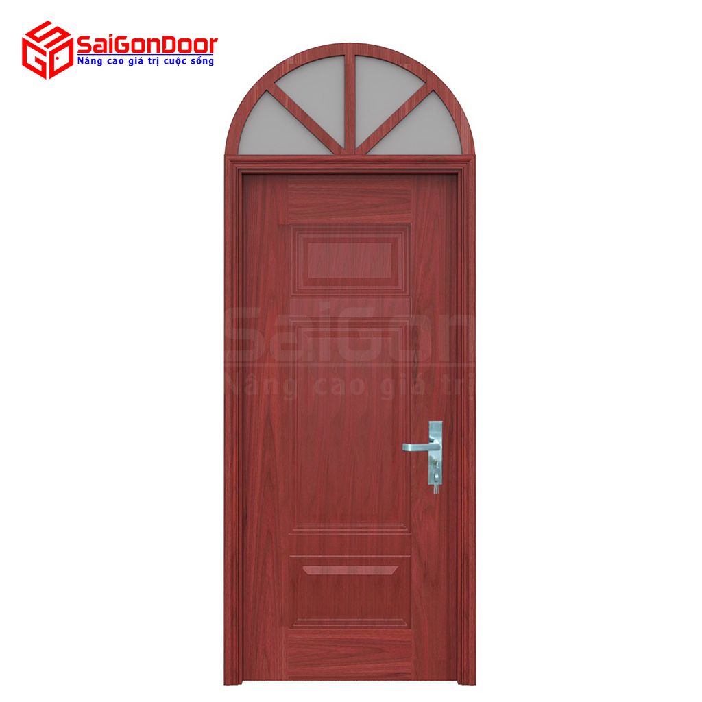 Cửa thép vân gỗ dạng vòm TVGVom-SGD-11 1 Cửa thép vân gỗ dạng vòm TVGVom-SGD-11