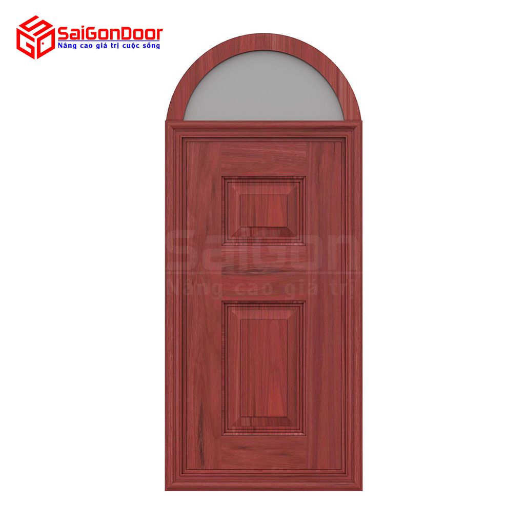 Cửa thép vân gỗ dạng vòm TVGVom-SGD-6 1 Cửa thép vân gỗ dạng vòm TVGVom-SGD-6