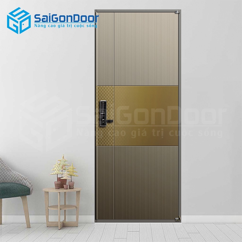 Cửa thép Hàn Quốc THQ-303 GH 1 Cửa thép Hàn Quốc THQ-303 GH