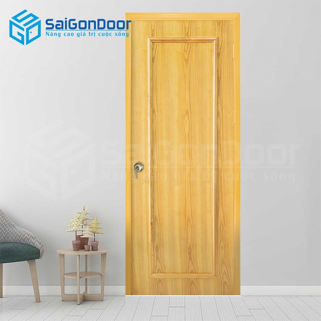 Cửa gỗ công nghiệp HDF Veneer 1B-Sồi 1 Cửa gỗ công nghiệp HDF Veneer 1B-Sồi