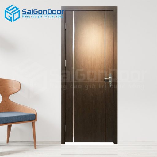 Cửa gỗ công nghiệp mdf lami P1R2a
