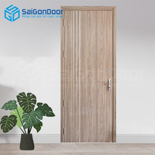 Cửa gỗ công nghiệp mdf lami P1R3