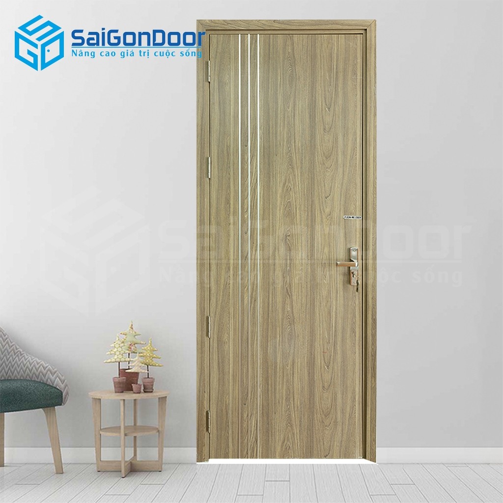 Cửa gỗ công nghiệp MDF melamine P1R3-2302 1 Cửa gỗ công nghiệp MDF melamine P1R3-2302