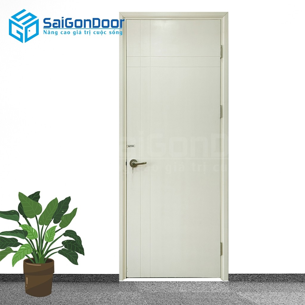 Cửa gỗ công nghiệp MDF Veneer P1R4a 1 Cửa gỗ công nghiệp MDF Veneer P1R4a
