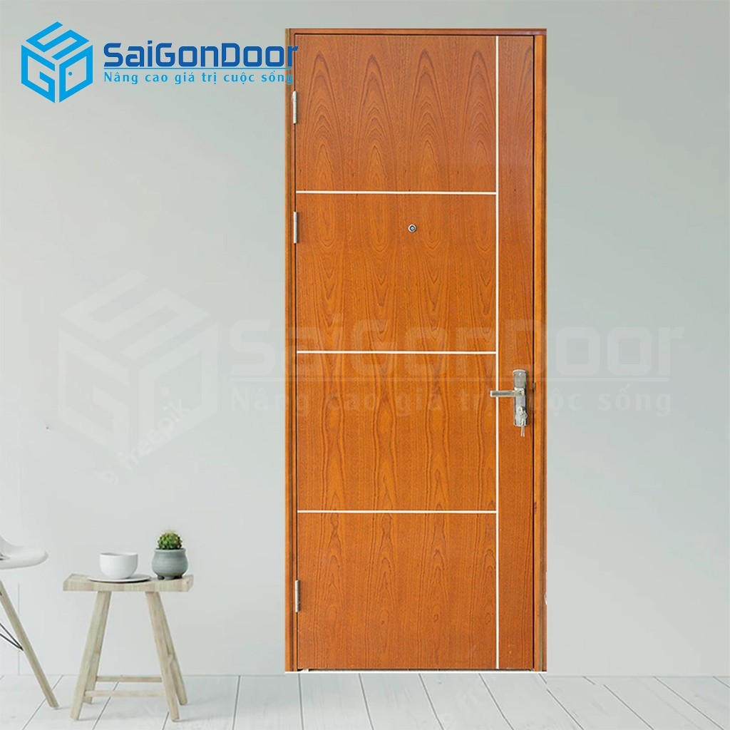 Cửa gỗ chống cháy GCC-MDF Veneer P1R5 Xoan-đào 1 Cửa gỗ chống cháy GCC-MDF Veneer P1R5 Xoan-đào
