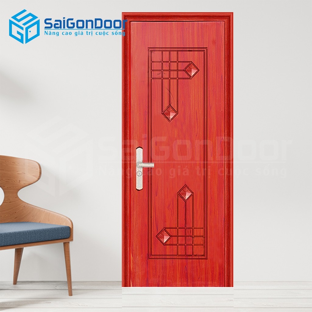 Cửa thép vân gỗ TVG-GS1H16 D 1 Cửa thép vân gỗ TVG-GS1H16 D