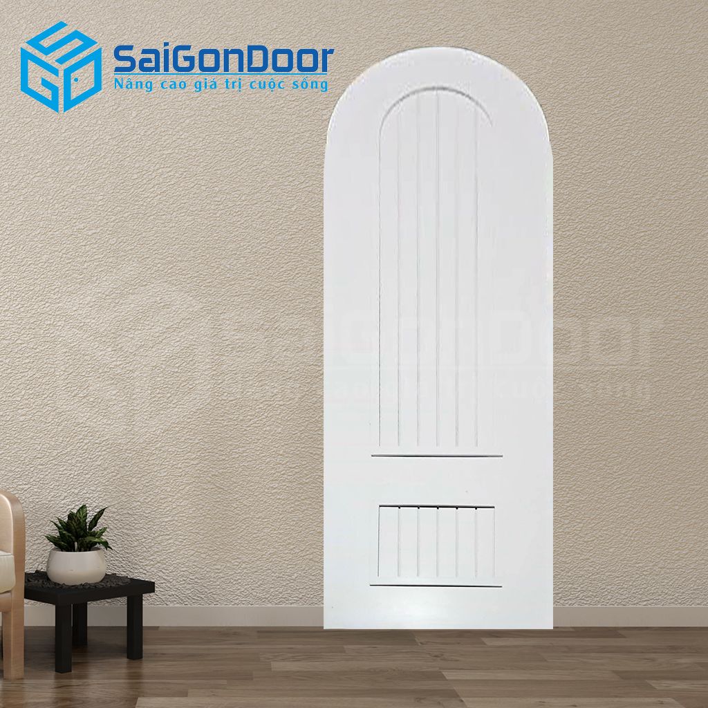 Cửa vòm gỗ CVG 22 2 Cửa vòm gỗ CVG 22