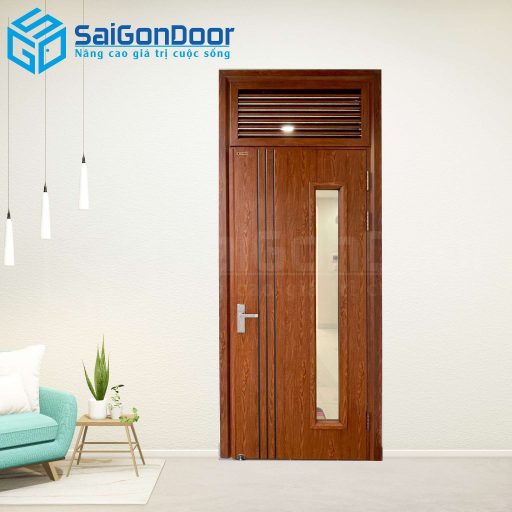 Cửa Thép Vân Gỗ SGD-KM.TVG-1C-30