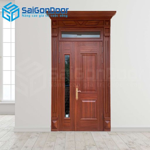 Cửa Thép Vân Gỗ SGD-KM.TVG-2CL-8