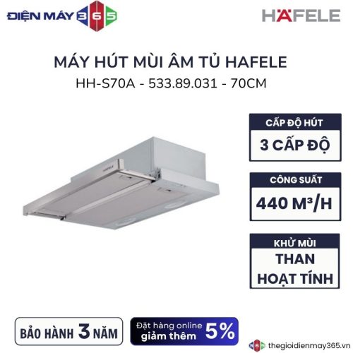 Máy hút mùi Hafele HH-S70A 533.89.031