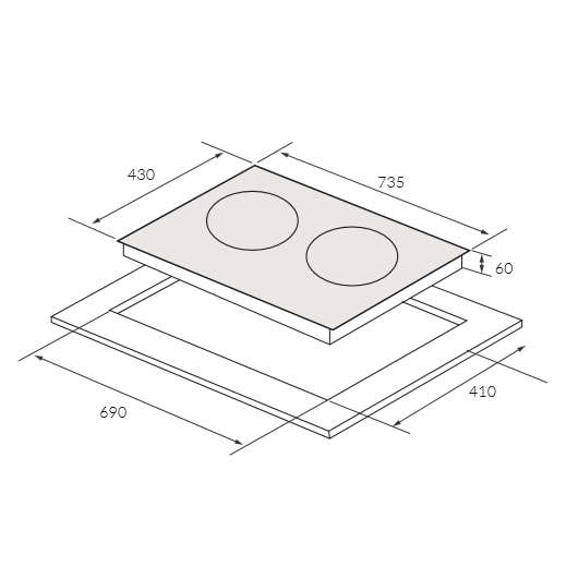 Bếp từ 2 vùng nấu Eurosun EU-T210Max 5 Bếp từ 2 vùng nấu Eurosun EU-T210Max - Ảnh 3