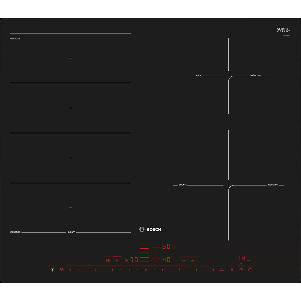Bếp từ Bosch PXE601DC1E 3 Bếp từ Bosch PXE601DC1E