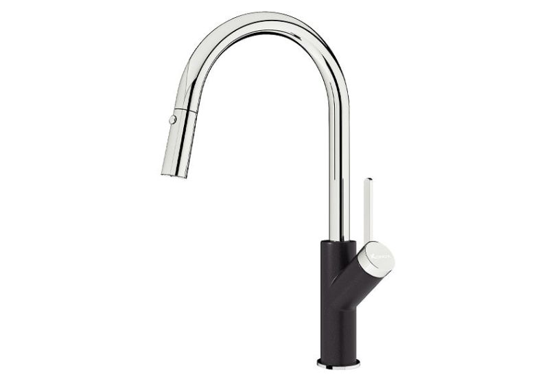 Vòi rửa bát Konox rút dây Ponte Black 3 Vòi rửa bát Konox rút dây Ponte Black