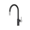 Vòi rửa bát rút dây Konox Alto Black 1 Vòi rửa bát rút dây Konox Alto Black
