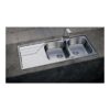 Chậu Teka UNIVERSE 80 T-XP 2B 1D 115170001 1 Chậu Teka UNIVERSE 80 T-XP 2B 1D