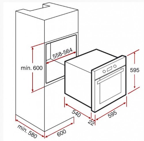 Lò nướng Teka HS 735 5 Lò nướng Teka HS 735 - Ảnh 3