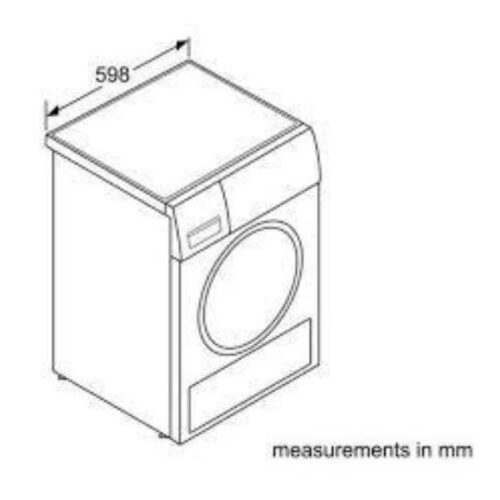 Máy sấy quần áo Bosch WTW85561BY 7 Kích thước của Máy sấy quần áo Bosch WTW85561BY