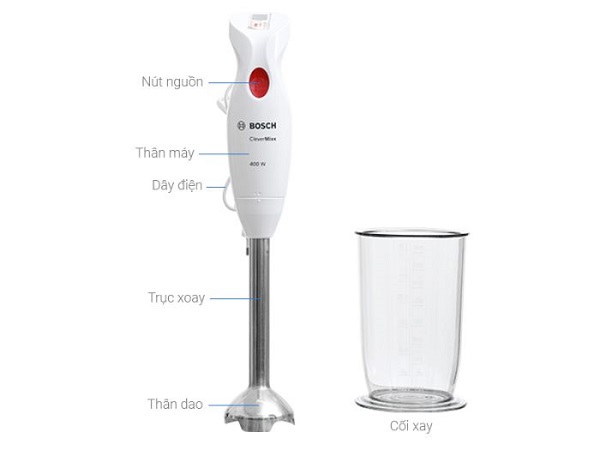 Máy xay cầm tay Bosch MSM24100 4 Máy xay cầm tay Bosch MSM24100 - Ảnh 2