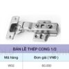Bản lề thép cong 1/2 Eurogold W02 1 Bản lề thép cong 1/2 Eurogold W02