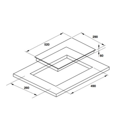 Bếp từ Hafele 2 vùng nấu HC-I302B 536.61.770 5 536.61.770 1