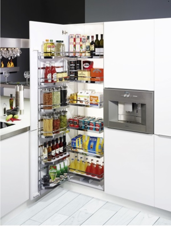 Bộ kệ đựng thực phẩm 6 tầng 600/1700mm TANDEM Hafele 545.94.652 3 Bộ kệ đựng thực phẩm 6 tầng 600/1700mm TANDEM Hafele 545.94.652