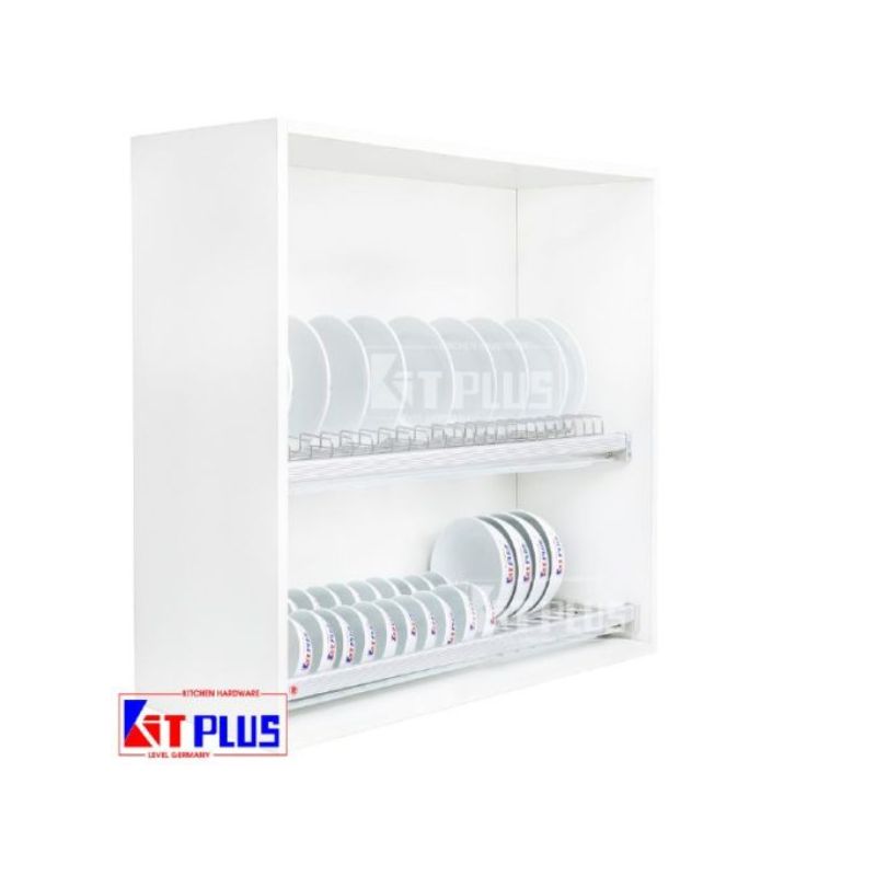 Giá bát cố định 2 tầng cao cấp, Inox mờ Kit Plus DK12C VIP.60 3 Giá bát cố định 2 tầng cao cấp, Inox mờ Kit Plus DK12C VIP.60