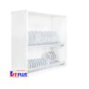 Giá bát cố định 2 tầng cao cấp, Inox mờ Kit Plus DK12C VIP.80 2 Giá bát cố định 2 tầng cao cấp, Inox mờ Kit Plus DK12C VIP.80
