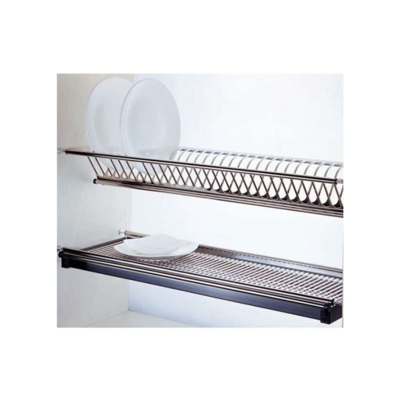Giá bát đĩa 2 tầng tủ trên dạng V inox Faster FS RS700S 3 Giá bát đĩa 2 tầng tủ trên dạng V inox Faster RS700S