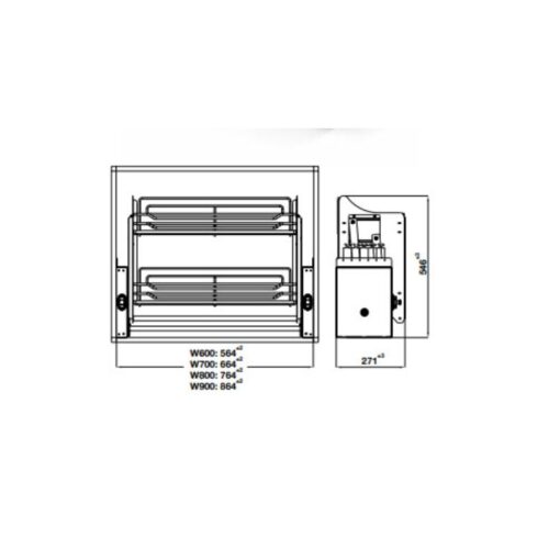 Bộ rổ nâng hạ Hafele Oria 504.76.508 900mm 5 Bộ rổ nâng hạ Hafele Oria 504.76.508 900mm