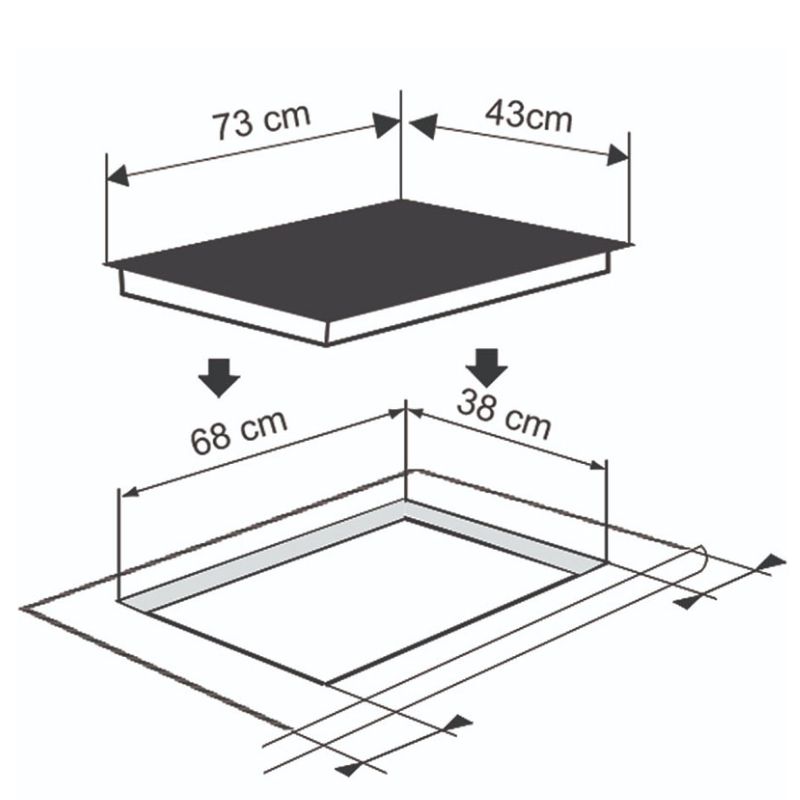 Bếp từ đôi bán âm Richborn RI7343H28M 4 Hình ảnh bếp từ đôi bán âm Richborn RI7343H28M