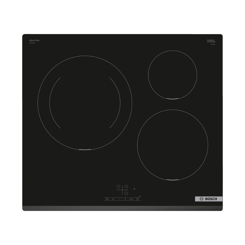Bếp từ Bosch 3 vùng nấu PIJ631BB5E lắp âm 3 Bếp từ Bosch 3 vùng nấu PIJ631BB5E lắp âm
