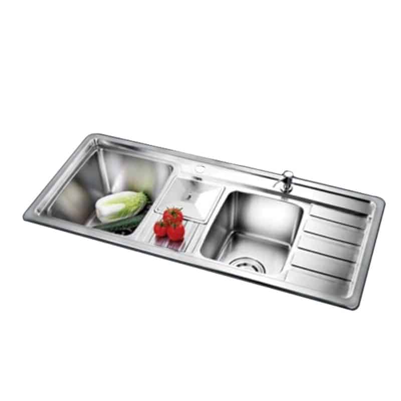 Chậu rửa bát inox 2 hố Gorlde GD 956 3 Chậu rửa bát inox 2 hố Gorlde GD 956