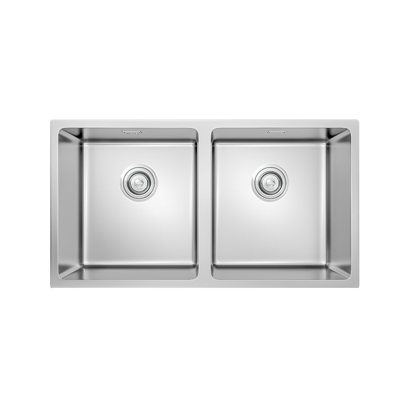 Chậu rửa bát inox 2 hố Konox KN7544DUB 4 Chậu rửa bát inox 2 hố Konox KN7544DUB