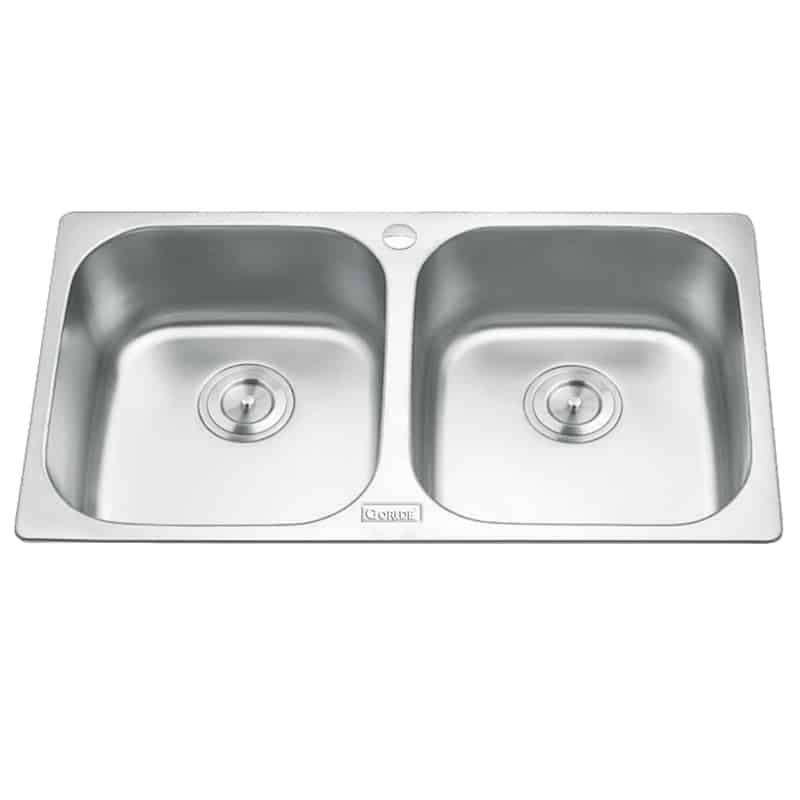 Chậu rửa bát inox 2 hố Gorlde GD-5304 3 Chậu rửa bát inox 2 hố Gorlde GD-5304