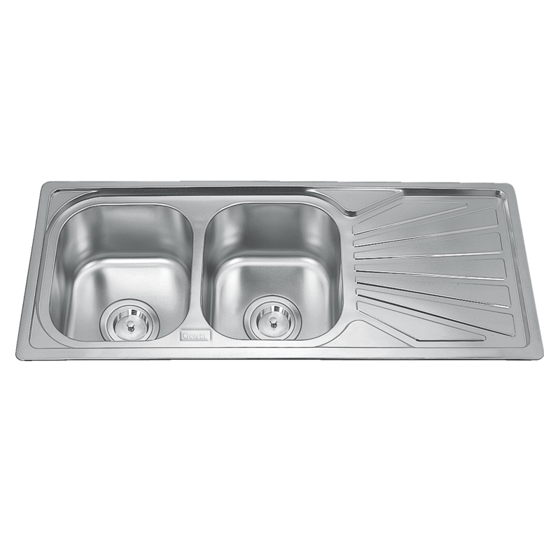 Chậu rửa bát inox 2 hố Gorlde GD-5526 3 Chậu rửa bát inox 2 hố Gorlde GD-5526