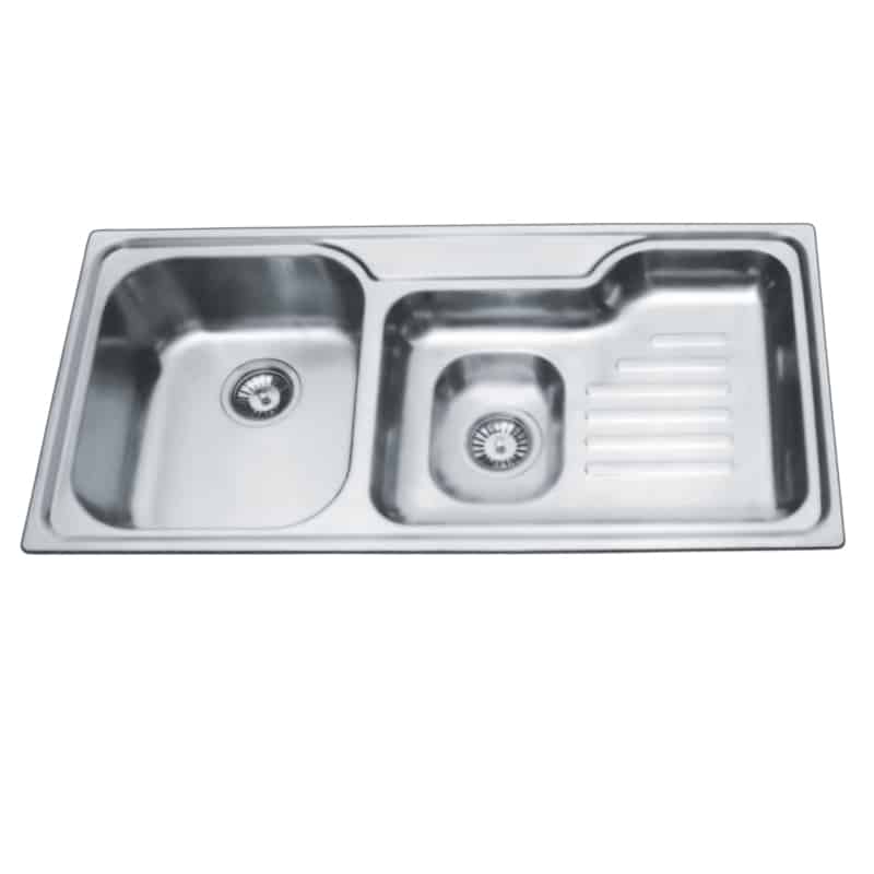 Chậu rửa bát inox 2 hố Gorlde GD-9039 3 Chậu rửa bát inox 2 hố Gorlde GD-9039