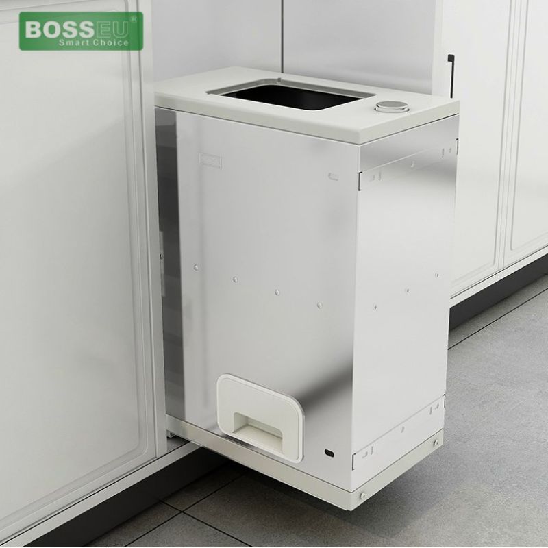 Thùng gạo gắn cánh ray âm cao cấp BossEU BS300GC 4 Ảnh thực tế thùng gạo gắn cánh ray âm cao cấp BossEU BS300GC