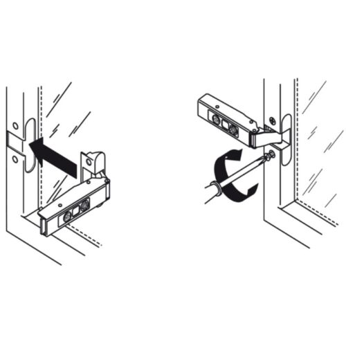 Bản Lề Metalla SM 110º Trùm Ngoài Hafele 315.26.710 9 Hướng dẫn lắp bản Lề Metalla SM 110º Trùm Ngoài Hafele 315.26.710