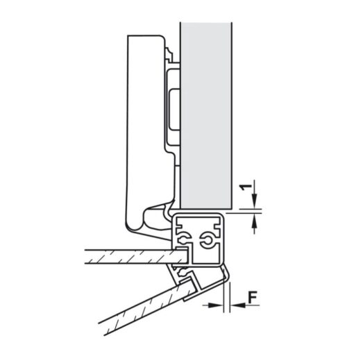 Bản Lề Metalla SM 110º Lọt Lòng Hafele 315.26.712 7 Kích thước lắp đặt bản Lề Metalla SM 110º Lọt Lòng Hafele 315.26.712