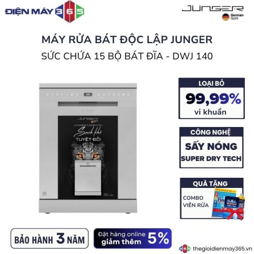 Máy rửa bát độc lập Junger DWJ-140
