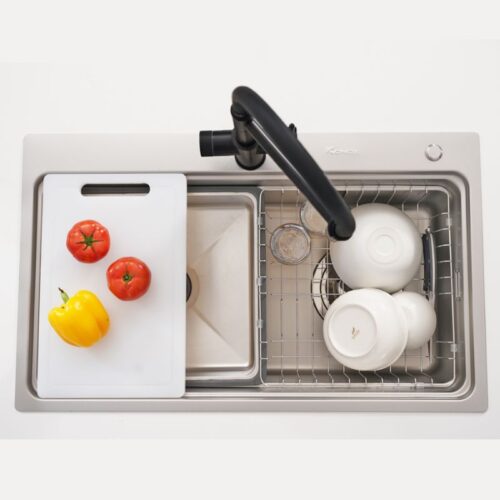 Chậu rửa bát inox 1 hố Konox Workstation Sink KN8048TS Dekor 9 Ảnh chậu rửa bát inox 1 hố Konox Workstation Sink KN8048TS Dekor