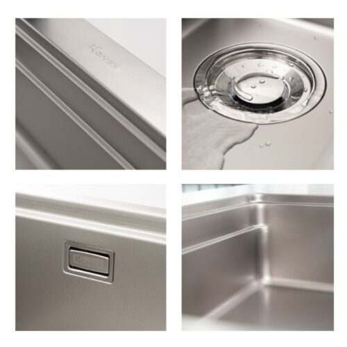 Chậu rửa bát inox 1 hố Konox Workstation Sink KN8048TS Dekor 12 Chi tiết chậu rửa bát inox 1 hố Konox Workstation Sink KN8048TS Dekor