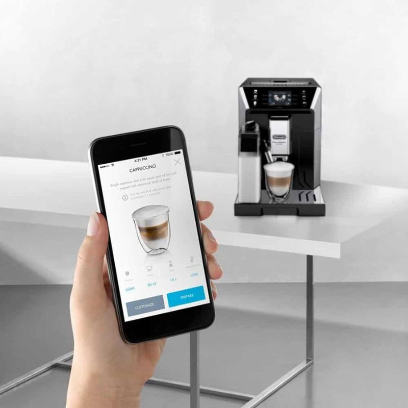 Máy pha cafe De’Longhi PrimaDonna Class ECAM 550.65.SB 7 Điều khiển máy pha cafe De’Longhi PrimaDonna Class ECAM 550.65.SB